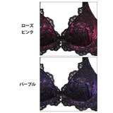ダマスクサテンレース脇高ブラジャー&フルバックショーツ | Dazzy | 詳細画像11