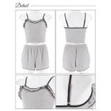 リブメローフリルキャミソール&ショートパンツルームウェア | Dazzy | 詳細画像7 