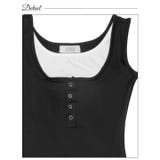 ノースリーブバイカラーレイヤード風ロングワンピース | Dazzy | 詳細画像9 