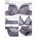 [EFサイズ] スウィートエレガンスブルームブラジャー&フルバックショーツ | Dazzy | 詳細画像8 