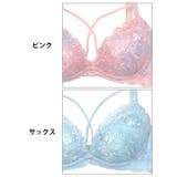 マーブルクロスアイビーブラジャー&バック透けフルバックショーツ | Dazzy | 詳細画像11 