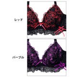 ダブルリボンメロウハートブラジャー&バック透けTバックショーツ | Dazzy | 詳細画像11 