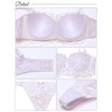 シュクレフリルレース脇高ブラジャー&Tバックショーツ | Dazzy | 詳細画像10 
