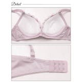 ブロッサムシフォンベールブラジャー&フルバックショーツ | Dazzy | 詳細画像9 