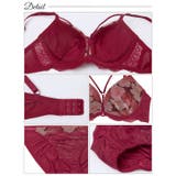 ミラージュコードローズブラジャー&フルバックショーツ | Dazzy | 詳細画像10 