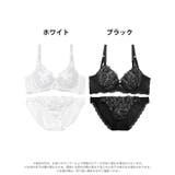 エレガントモダンローズ脇高ブラジャー&フルバックショーツ | Dazzy | 詳細画像8
