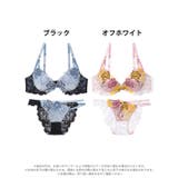 グラマラスリッチローズブラジャー&バック透けフルバックショーツ | Dazzy | 詳細画像7