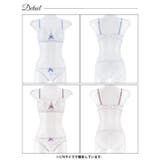 ダスティー水彩ローズブラジャー&フルバックショーツ | Dazzy | 詳細画像8 