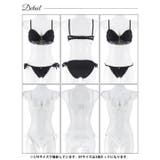 [EFサイズ] ジュエルハートレーシィブラジャー&フルバックショーツ | Dazzy | 詳細画像9 