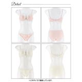 ラブリーケミカルレース脇高ブラジャー&フルバックショーツ | Dazzy | 詳細画像8