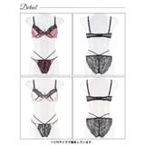 ブリリアントサテンレーシィブラジャー&バック透けフルバックショーツ | Dazzy | 詳細画像8