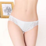 エレガントフラワーレーシィバック透けフルバックショーツ単品 | Dazzy | 詳細画像2 