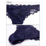 フラワースカラップレーシィバック透けTバックショーツ単品 | Dazzy | 詳細画像9 