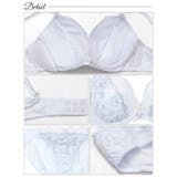 スウィートフルールエンブロイダリーブラジャー&フルバックショーツ | Dazzy | 詳細画像10 