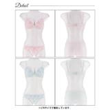 パステルフェミニンブルームブラジャー&フルバックショーツ | Dazzy | 詳細画像8 