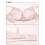 パステルフェミニンブルームブラジャー&フルバックショーツ | Dazzy | 詳細画像9 