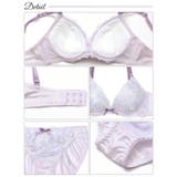 メルティペールフラワーブラジャー&フルバックショーツ | Dazzy | 詳細画像10 