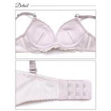 フェミニンリーフエンブロイダリーブラジャー&フルバックショーツ | Dazzy | 詳細画像9 