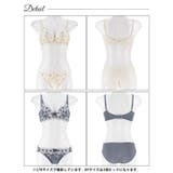 [EFサイズ] クラッシーロマンスフルール脇高ブラジャー&フルバックショーツ | Dazzy | 詳細画像9 