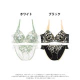 ミニョンフルールリボン脇高ブラジャー&フルバックショーツ | Dazzy | 詳細画像8 