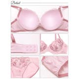 フローラルレースフリルブラジャー&フルバックショーツ | Dazzy | 詳細画像10 