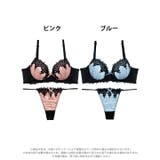 [EFサイズ] ゴシックケミカルレース脇高ブラジャー&Tバックショーツ | Dazzy | 詳細画像8 