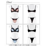 [EFサイズ] ゴシックケミカルレース脇高ブラジャー&Tバックショーツ | Dazzy | 詳細画像9 