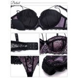 マジェスティックシアーレーシィブラジャー&バック透けTバックショーツ | Dazzy | 詳細画像10 