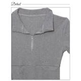 フロントジップアシンメトリーワンピースルームウェア | Dazzy | 詳細画像9 