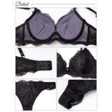 シャルムチュールホールブラジャー&バック透けTバックショーツ [かとゆり着用] | Dazzy | 詳細画像10 