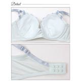 カラフルフラワーエンブロイダリー脇高ブラジャー&フルバックショーツ | Dazzy | 詳細画像9 