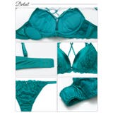 ミステリアスクロスコードブラジャー&Tバックショーツ | Dazzy | 詳細画像10 