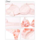 ミスティブロッサムコードブラジャー&バック透けTバックショーツ | Dazzy | 詳細画像10 