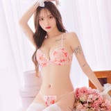 ミスティブロッサムコードブラジャー&バック透けTバックショーツ | Dazzy | 詳細画像6 