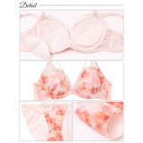 [EFサイズ] ミスティブロッサムコードブラジャー&バック透けフルバックショーツ | Dazzy | 詳細画像10 