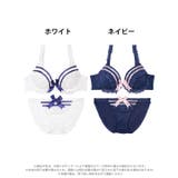 [EFサイズ] キュートマリンセーラーブラジャー&フルバックショーツ | Dazzy | 詳細画像8 