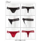 サイドレースブルームTバックショーツ単品 | Dazzy | 詳細画像7