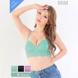 [ノンワイヤー] ナチュラルレースフルハーフトップ単品 | Dazzy | 詳細画像1 