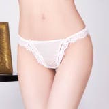 サイドカットリボンレースフルバックショーツ単品 | Dazzy | 詳細画像2