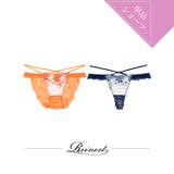 ラグジュアリー クレマチスバック透け選べるショーツ | Dazzy | 詳細画像1 