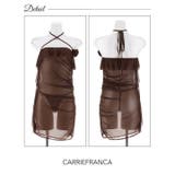 [CARRIEFRANCA]クロスホルターフリルベビードール | Dazzy | 詳細画像6 