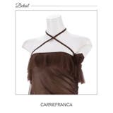 [CARRIEFRANCA]クロスホルターフリルベビードール | Dazzy | 詳細画像7 