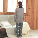 チャーミングキャットトップス&ロングパンツルームウェア | Dazzy | 詳細画像5