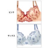フェミニンメッシュレーシィ脇高ブラジャー&フルバックショーツ | Dazzy | 詳細画像11 