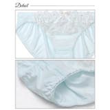 ダズリンペールフラワーブラジャー&フルバックショーツ | Dazzy | 詳細画像10 