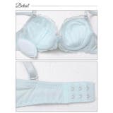 ダズリンペールフラワーブラジャー&フルバックショーツ | Dazzy | 詳細画像9 