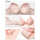 スウィートガーデンレース脇高ブラジャー&フルバックショーツ | Dazzy | 詳細画像10 