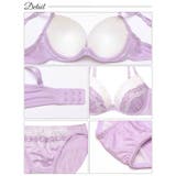 プリティーサテンフリルブラジャー&フルバックショーツ | Dazzy | 詳細画像10 