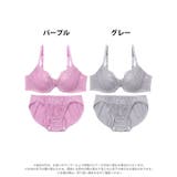 クラシックシンプルレースブラジャー&フルバックショーツ | Dazzy | 詳細画像7
