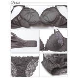 [EFサイズ] ミスティックレーシィピオニー脇高ブラジャー&バック透けフルバック… | Dazzy | 詳細画像10 